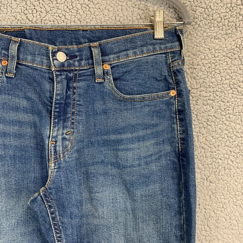 Vintage Levis 531 Jeans Mens 30x30 Blue Loose Engineered Whiskers Honeycomb